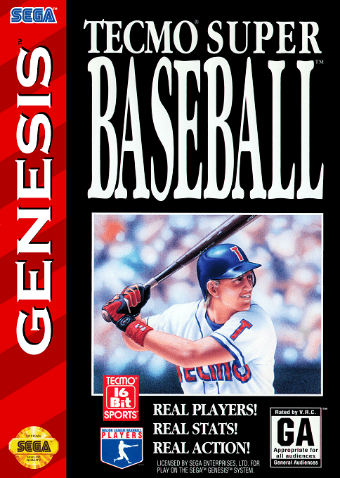 Tecmo Super Baseball box art