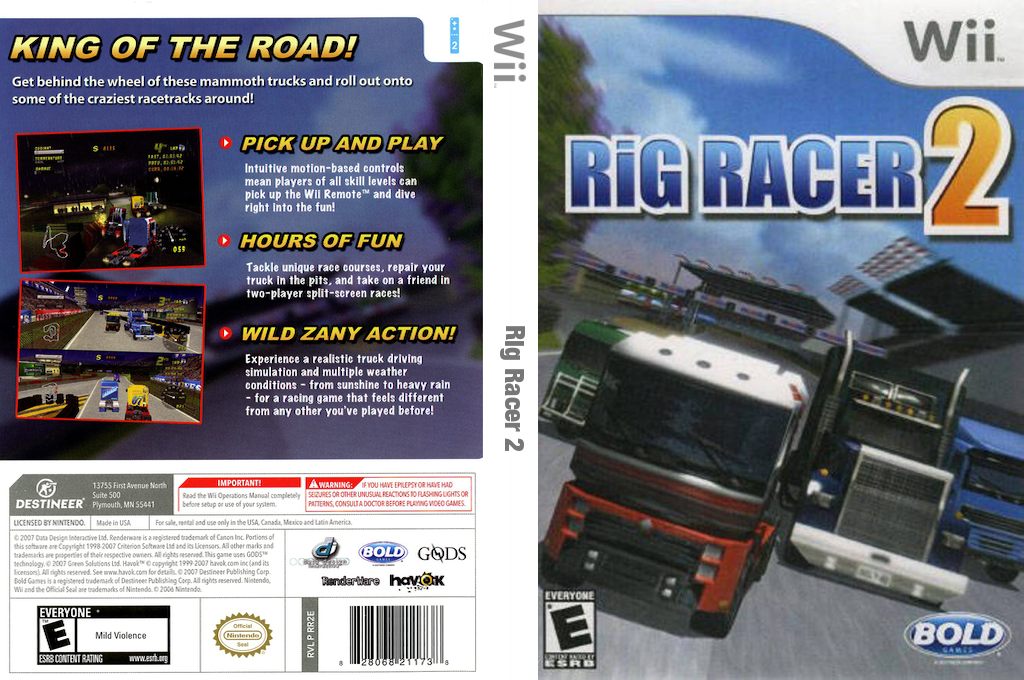 Rig Racer 2 — box-texture (US)