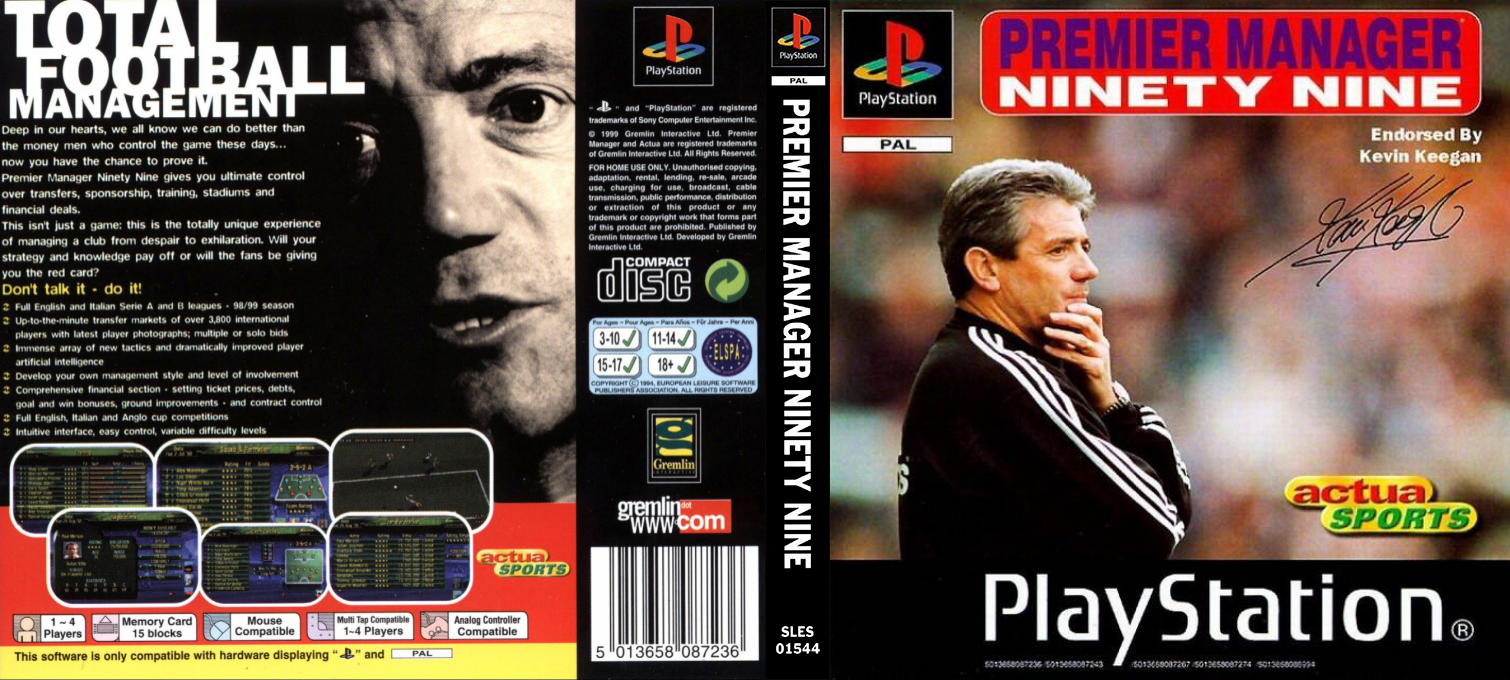 Premier Manager Ninety Nine — box-texture (EU)