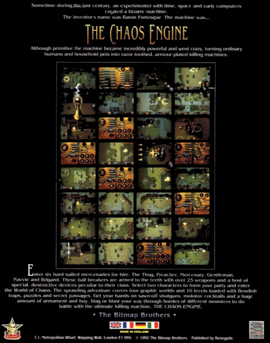 Chaos Engine, The — box-2D-back (EU)