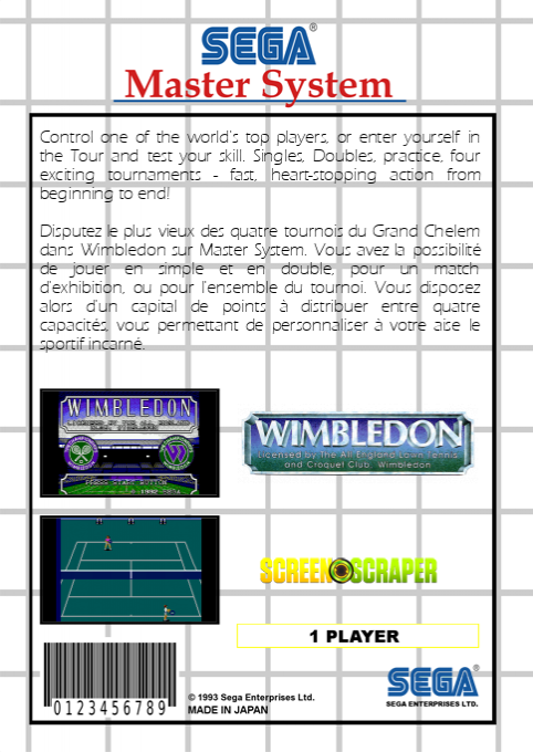 Wimbledon — box-2D-back (SS)