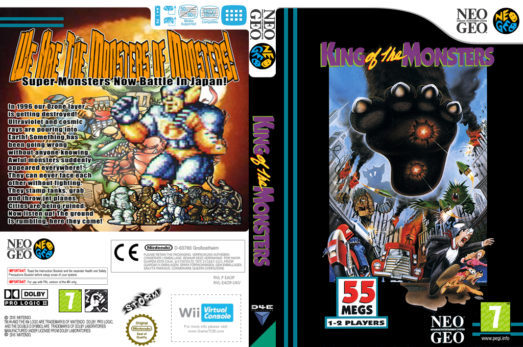 King Of The Monsters — box-texture (EU)