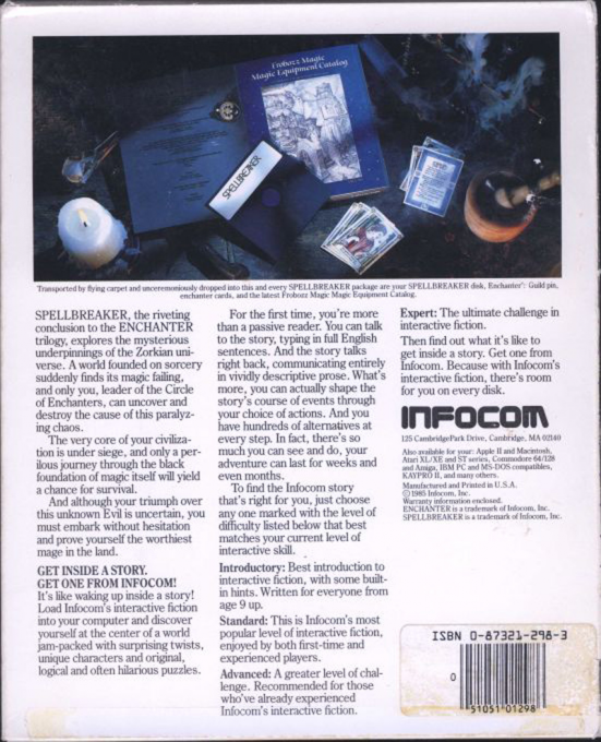 Spellbreaker — box-2D-back (US)