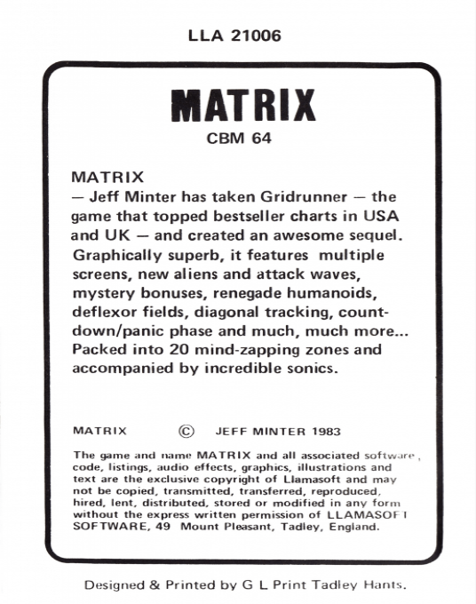 Matrix — box-2D-back (EU)
