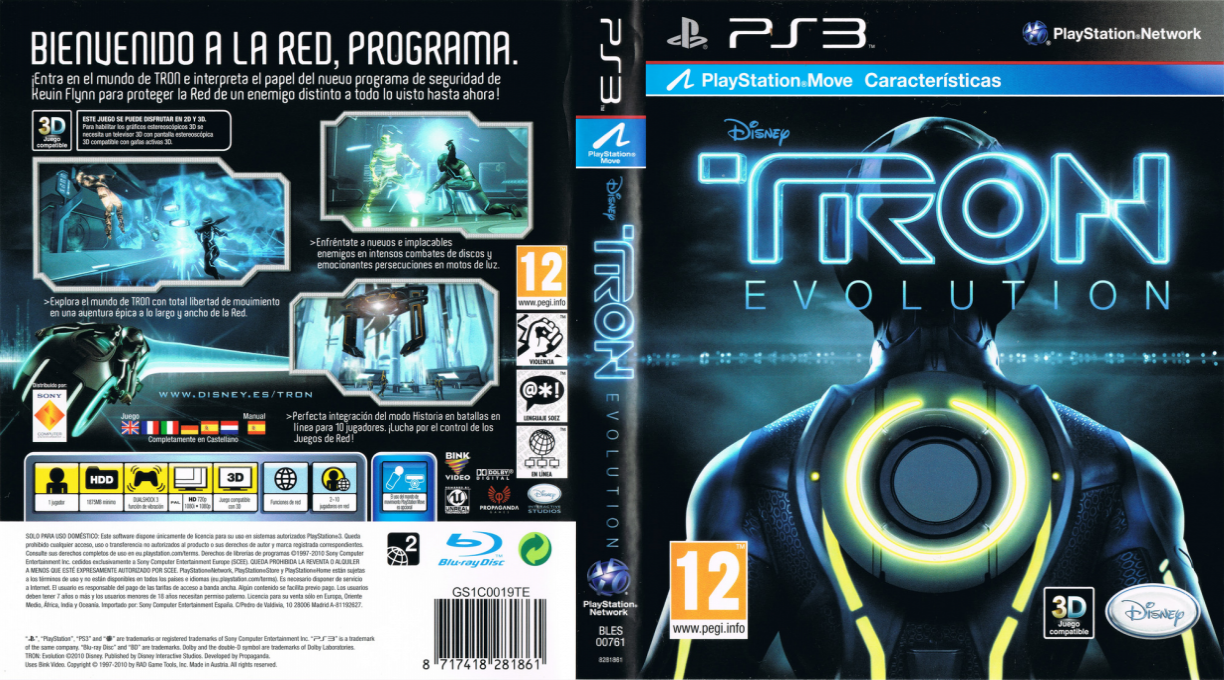 Disney Tron - Evolution — box-texture (SP)