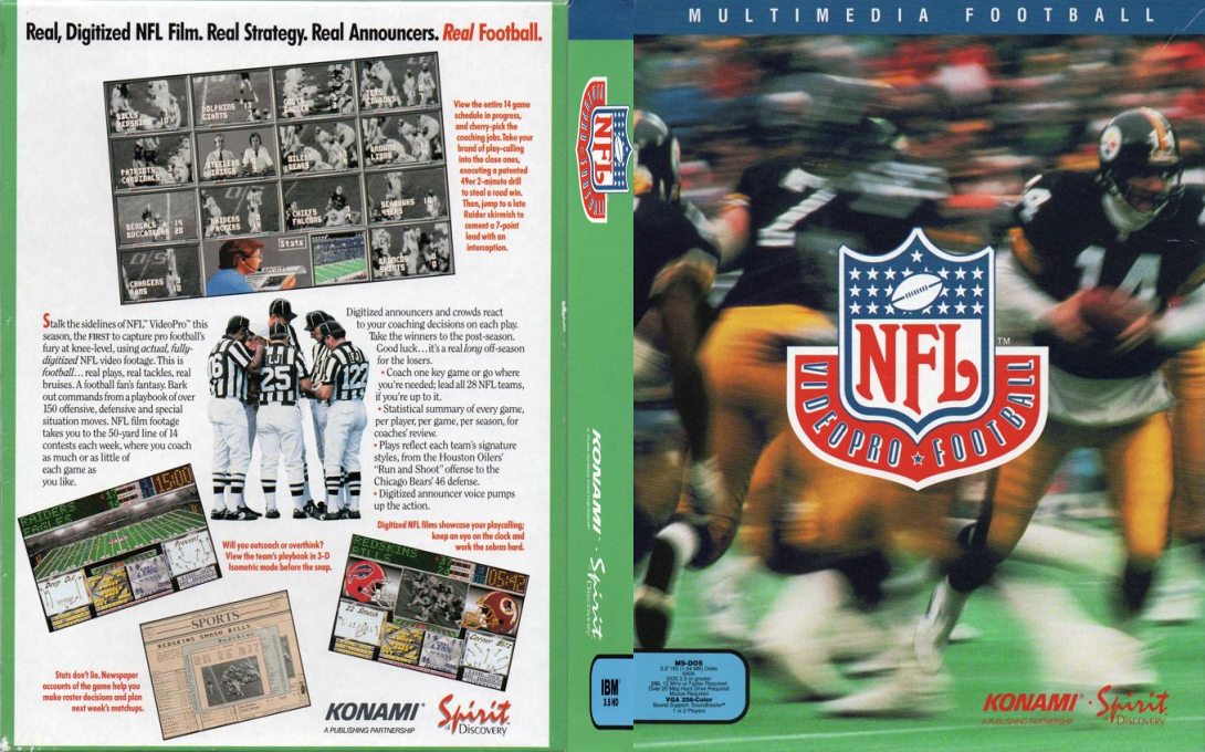 NFL Video Pro Football — box-texture (US)