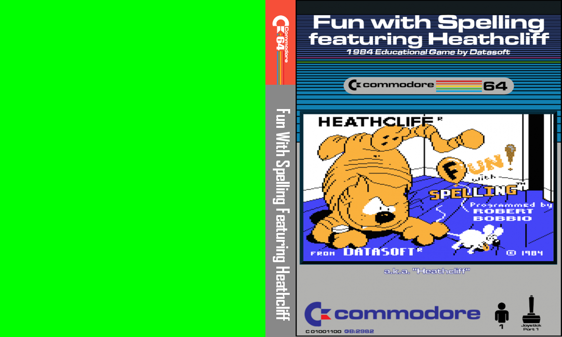 Fun With Spelling Featuring Heathcliff — box-texture (CUS)