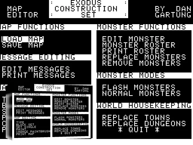Ultima III - Exodus Construction Set — mixrbv2 (WOR)