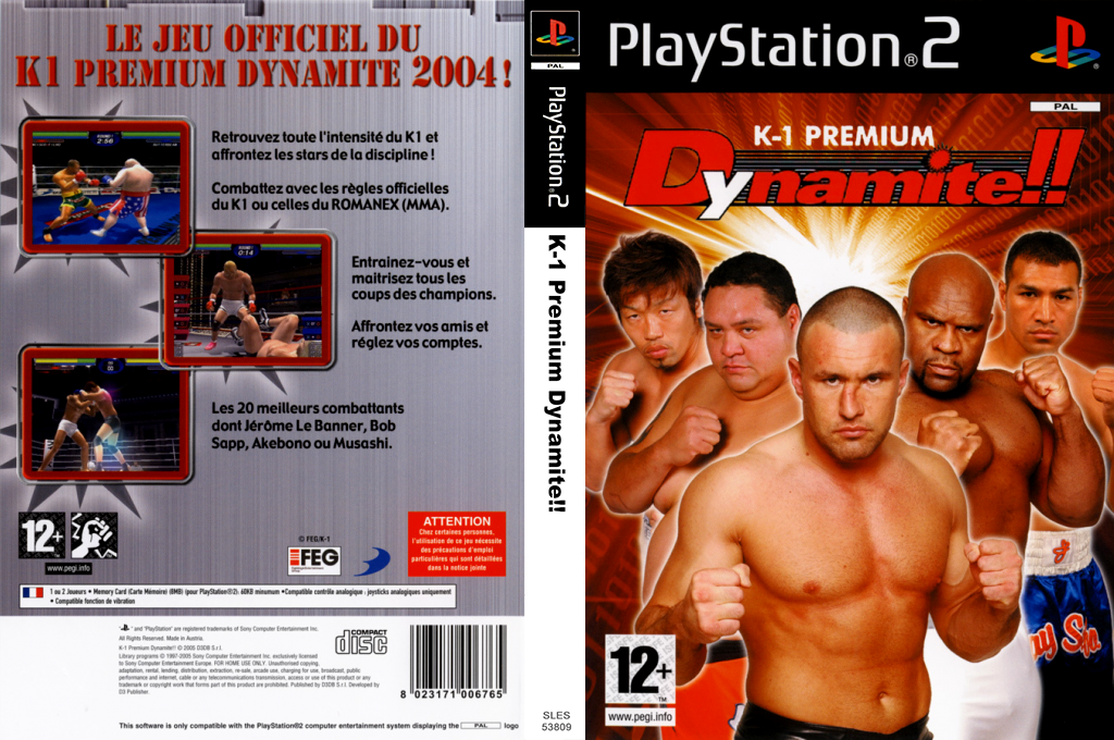 K-1 Premium Dynamite — box-texture (FR)