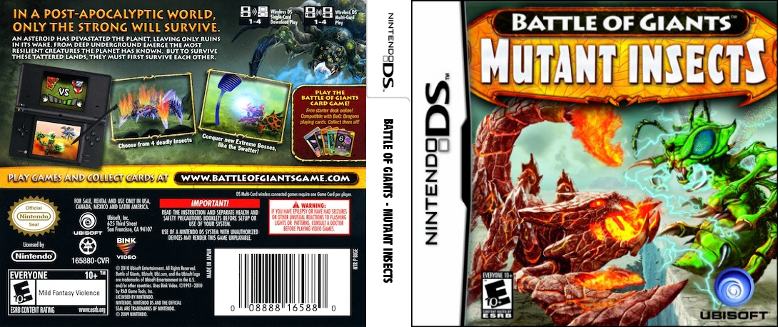 Combat of Giants - Mutant Insects — box-texture (US)