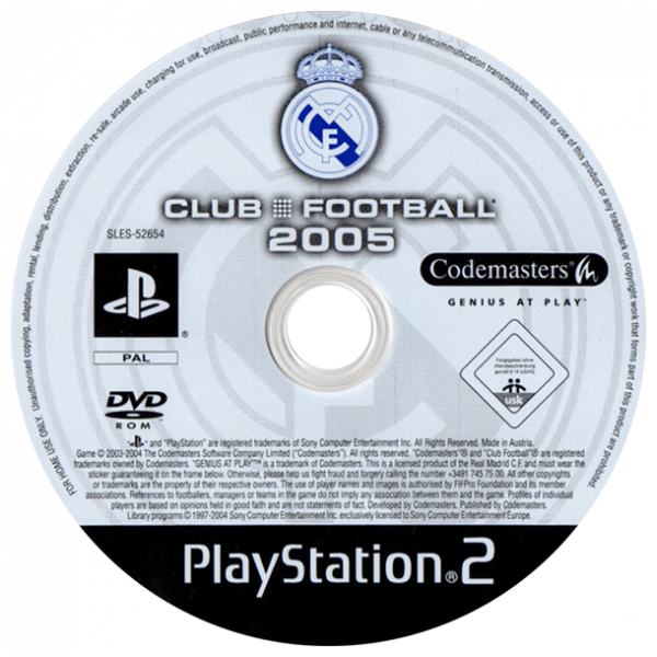 Club Football 2005 — support-2D (EU)