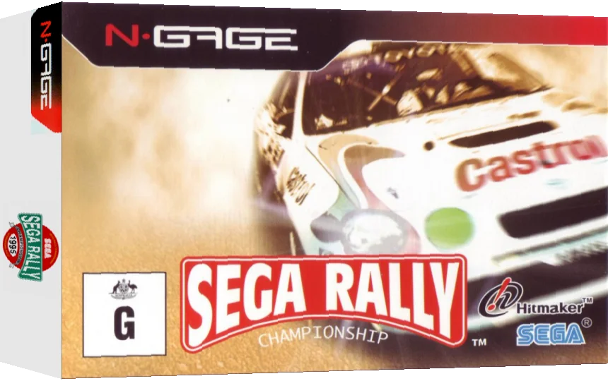 Sega Rally Championship — box-3D (AU)