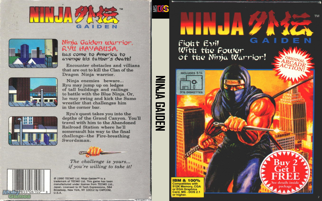 Ninja Gaiden — box-texture (US)