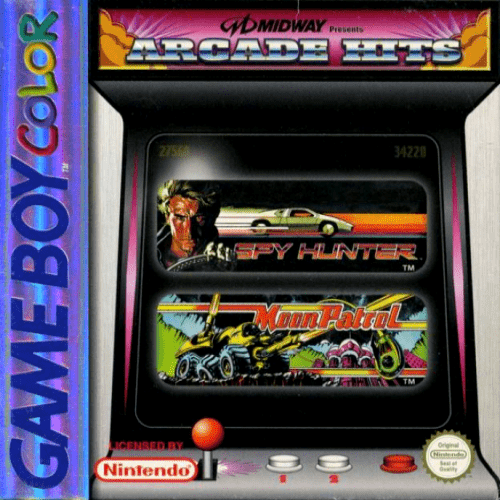 Arcade Hits - Moon Patrol And Spy Hunter — box-2D (EU)