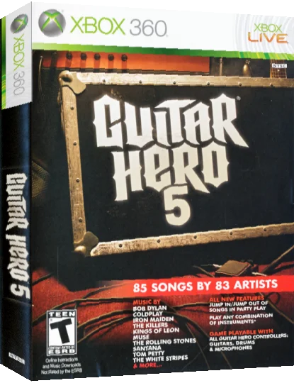 Guitar Hero 5 — box-3D (US)