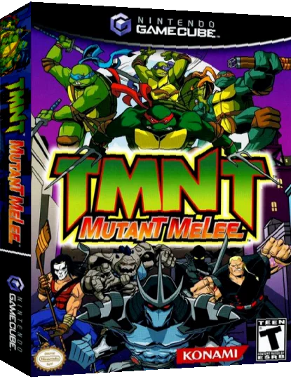 TMNT - Mutant Melee — box-3D (US)