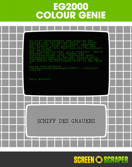 Schiff Des Grauens box art