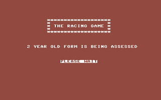 The Racing Game — sstitle (WOR)