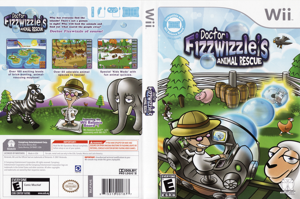 Doctor Fizzwizzle's Animal Rescue — box-texture (US)