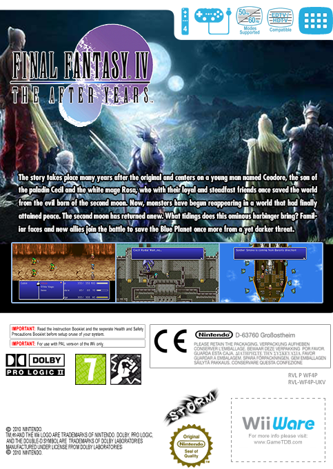 Final Fantasy 4 - Les Années Suivantes — box-2D-back (EU)
