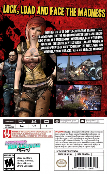 Borderlands - Game of the Year Edition — box-2D-back (US)