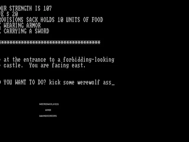 Werewolves and Wanderers — mixrbv2 (WOR)