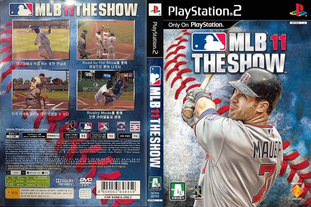 MLB 11 - The Show — box-texture (KR)