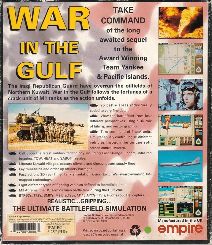 War In The Gulf — box-2D-back (EU)