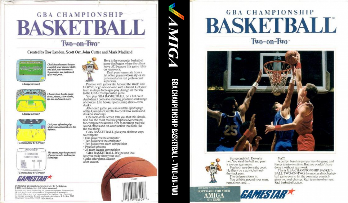 GBA Championship Basketball - Two-on-Two — box-texture (US)