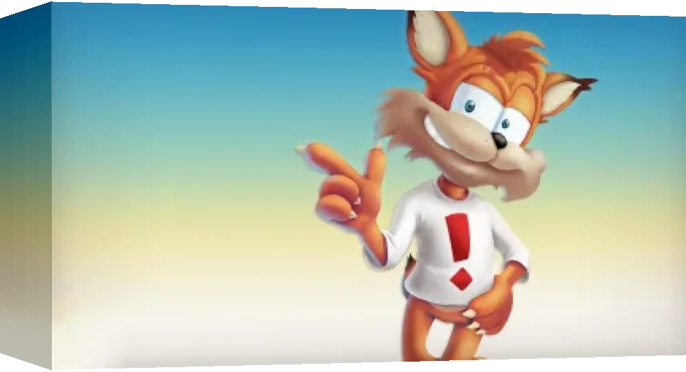 Bubsy: Paws on Fire! — box-3D (WOR)