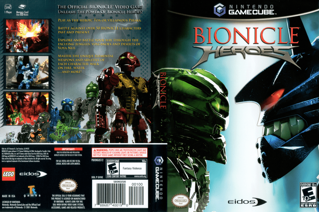 Bionicle Heroes — box-texture (US)