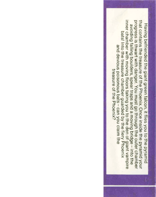 Treasure of the Phoenix — box-2D-back (EU)