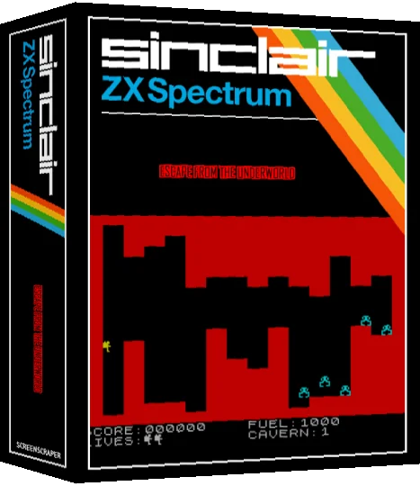 Escape From the Underworld — box-3D (SS)