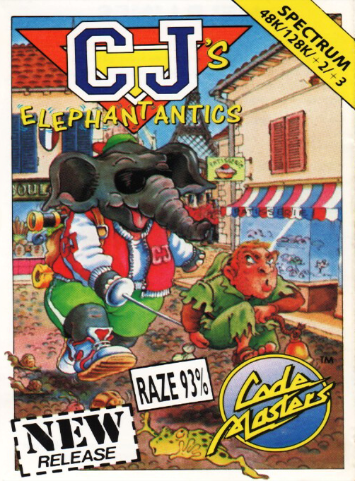 CJ's Elephant Antics box art