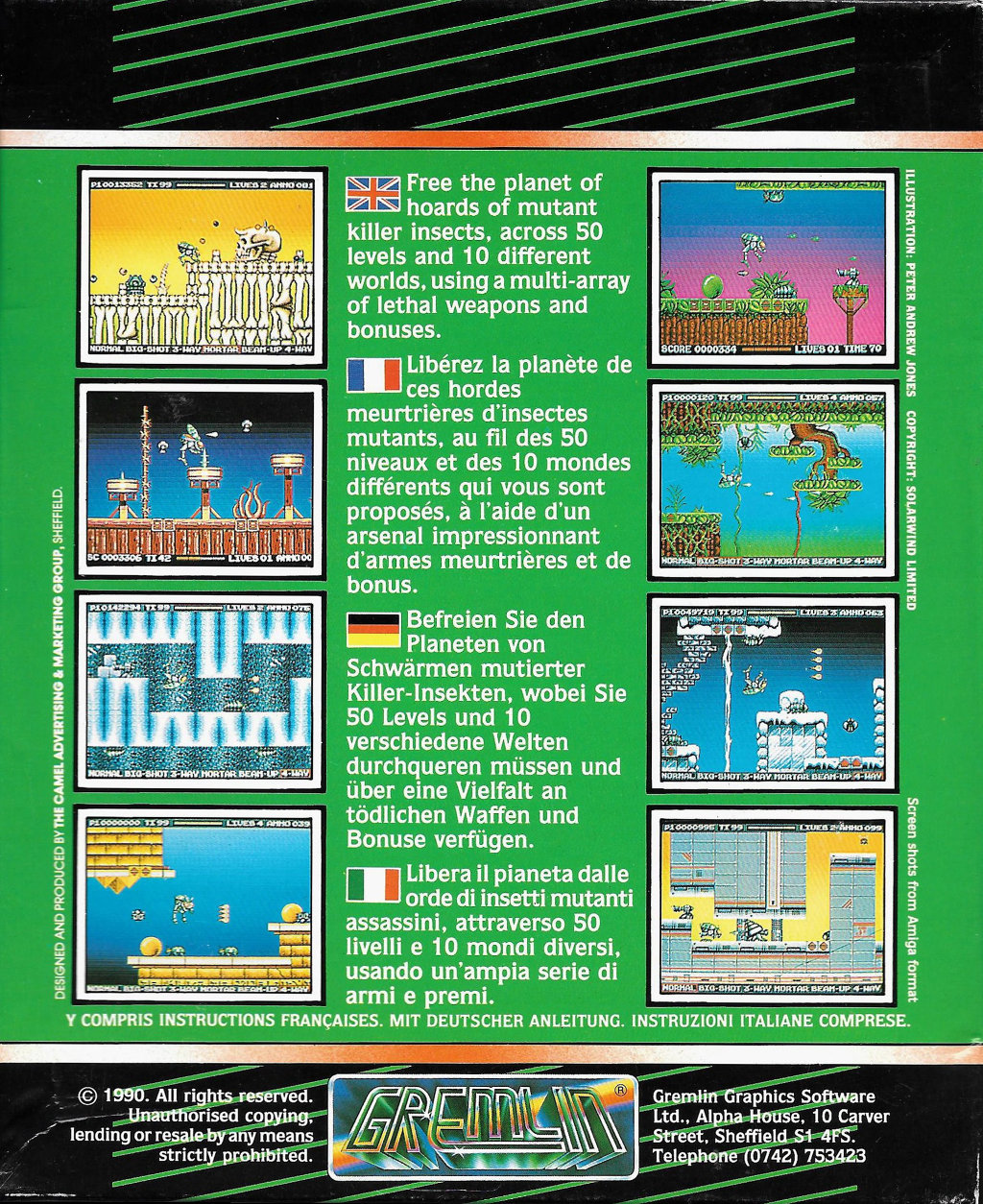Venus - The Flytrap — box-2D-back (WOR)