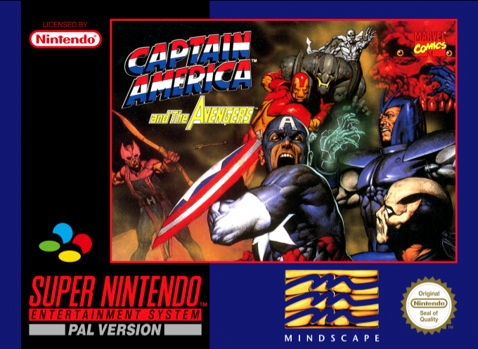 Captain America And The Avengers — box-2D (EU)