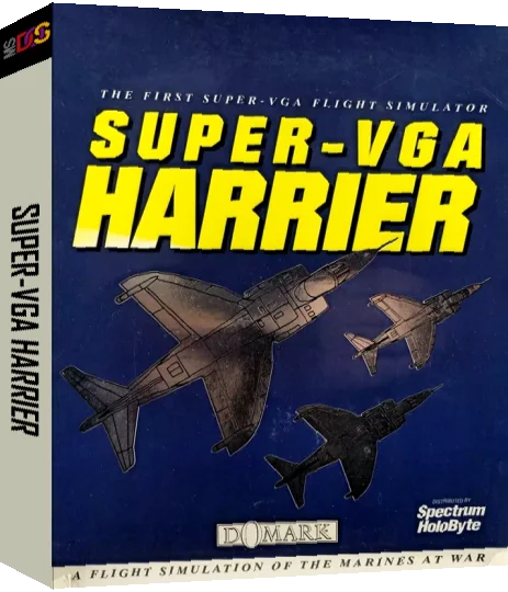 Super-VGA Harrier — box-3D (US)