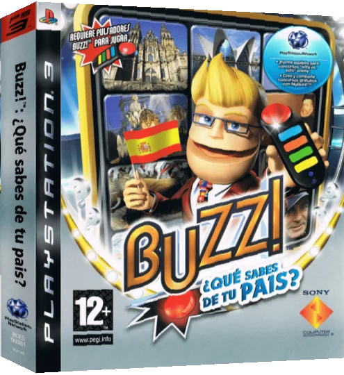 Buzz! Que Sabes de tu Pais — box-3D (SP)