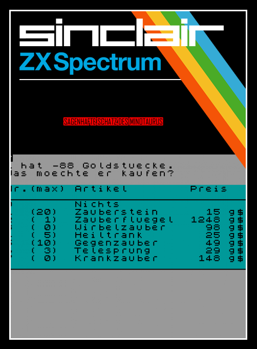 Sagenhafte Schatz Des Minotaurus box art