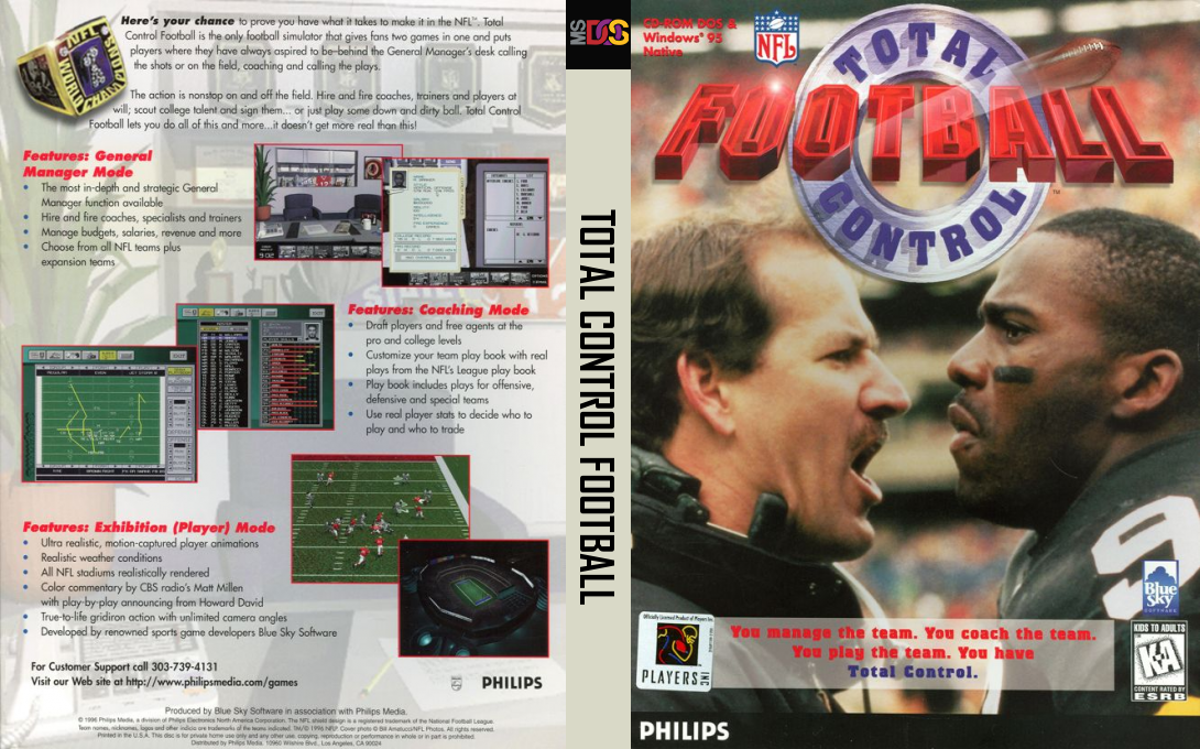 Total Control Football — box-texture (US)