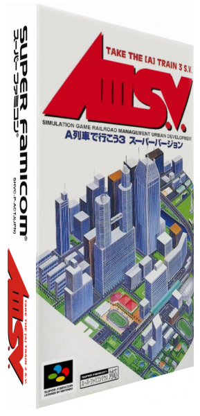 A3 S.v. - A Ressha De Ikou 3 - Super Version — box-3D (JP)