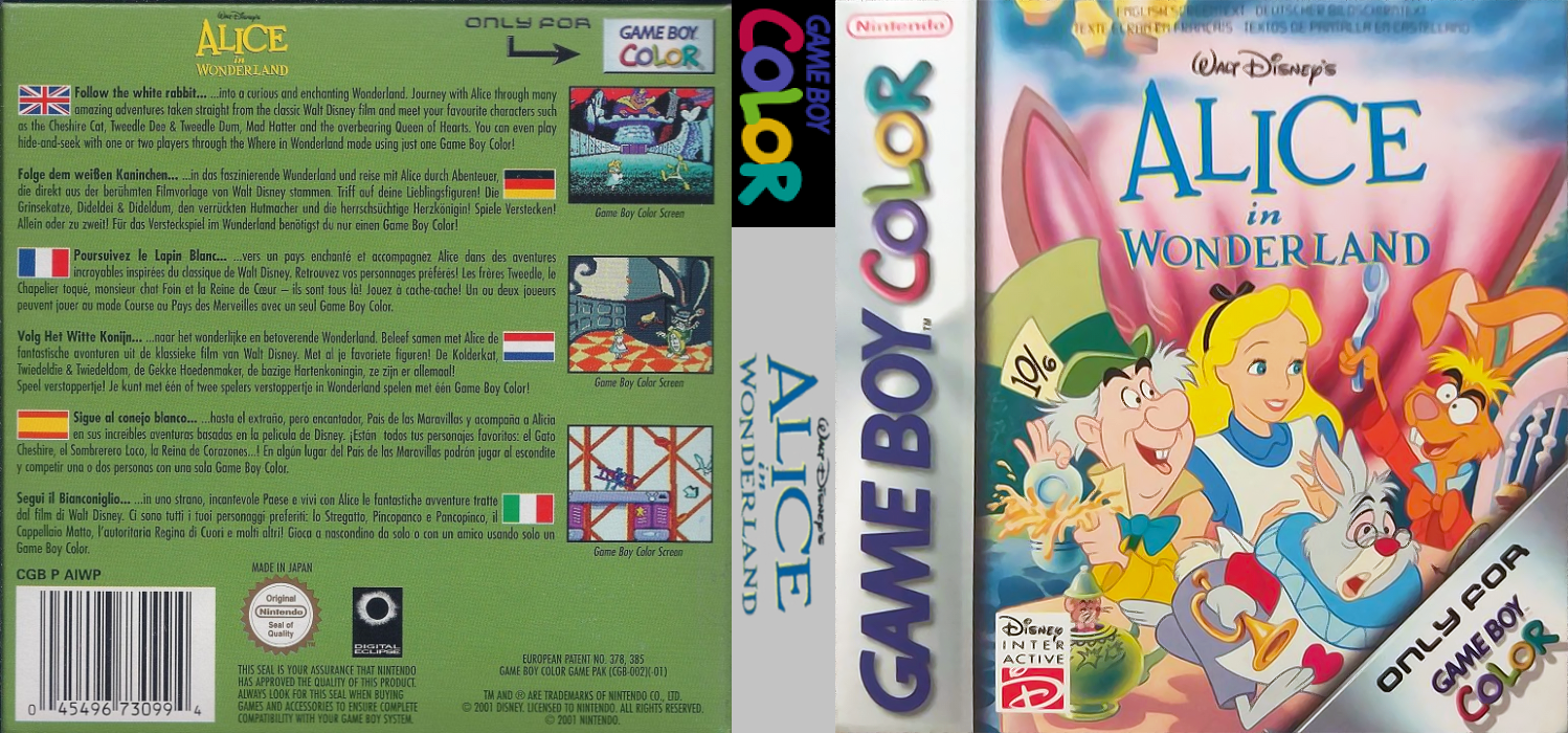 Alice in Wonderland — box-texture (EU)