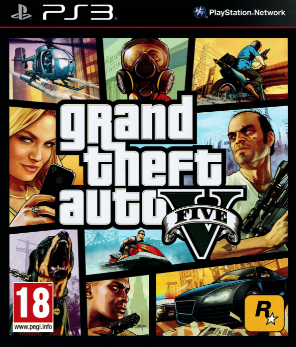 Grand Theft Auto V — box-2D (EU)