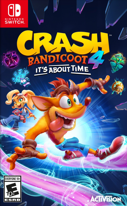 Crash Bandicoot 4 - It's About Time box art
