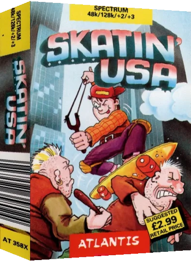 Skatin' Usa — box-3D (EU)