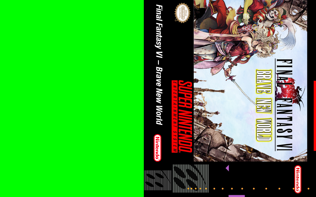 Final Fantasy VI : Brave New World — box-texture (US)