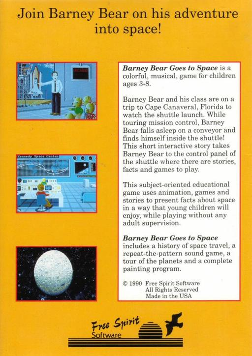 Barney Bear Goes to Space — box-2D-back (WOR)