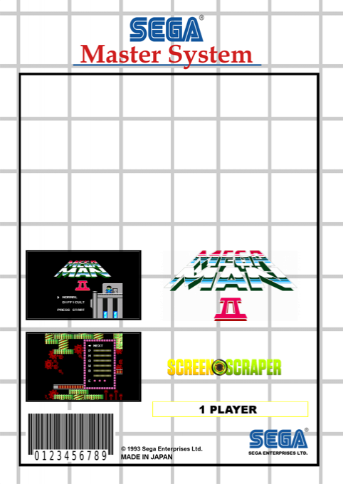 Mega Man II — box-2D-back (SS)