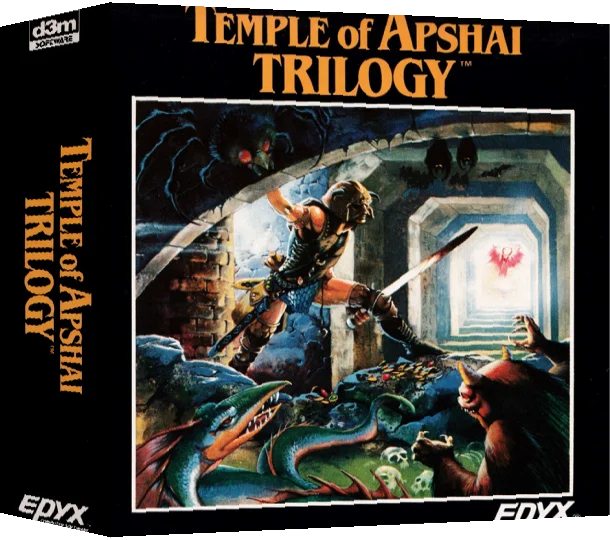 Temple Of Apshai Trilogy — box-3D (EU)