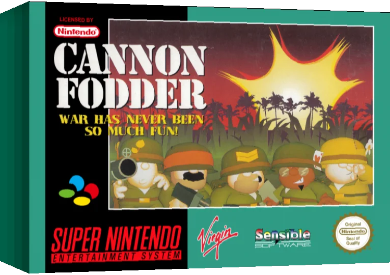 Cannon Fodder — box-3D (EU)